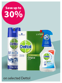 Save up to 30% on selected Dettol